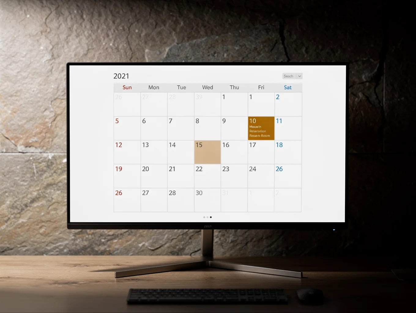 Slate Studio calendar integration interface